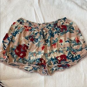Flowy RD Style Floral Shorts Sz L